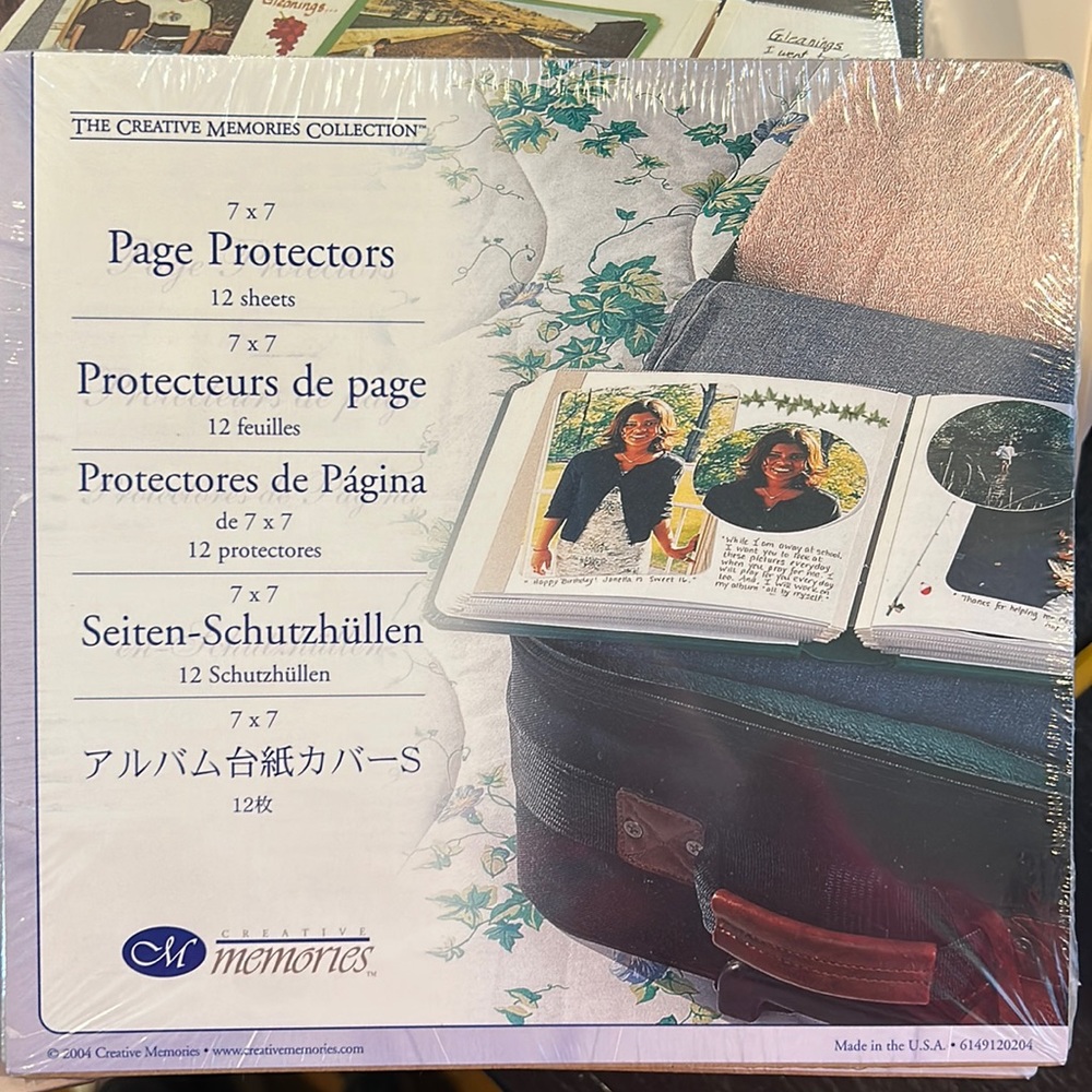 Creative Memories 7x7 page protectors
